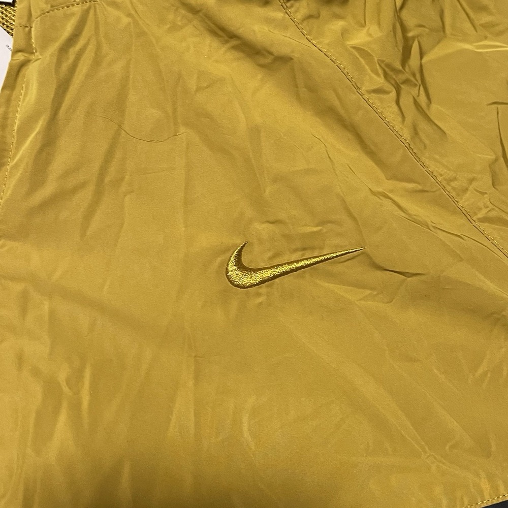Nike Big Swoosh‎ Windbreaker Jacket Full Zip Mens Sz Small Olive Green Track - Picture 3 of 8